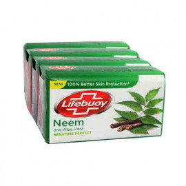 Lifebuoy Neem & Aloe Vera Soap Pack (4*59gm) 1 Pack